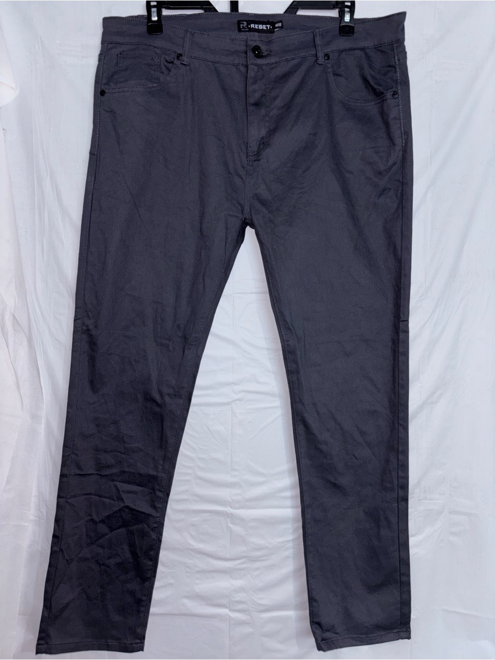 Reset Men's Dark Gray Chino Pants Size 40x32